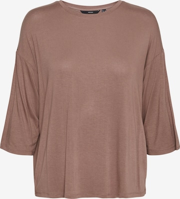VERO MODA Shirt 'ROSA' in Brown: front