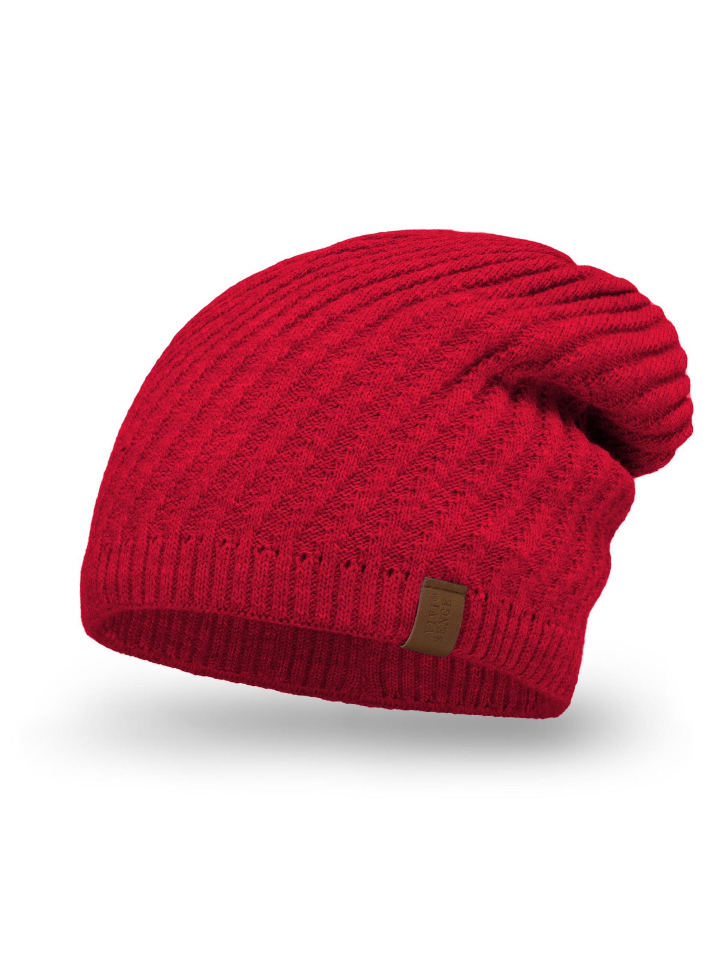 Bonnet '7017' Vivisence en rouge : devant