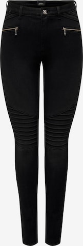 ONLYSkinny Traperice 'ONLROYAL' - crna boja: prednji dio