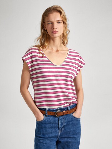 Pepe Jeans Shirt 'KHLOE' in Pink: Vorderseite