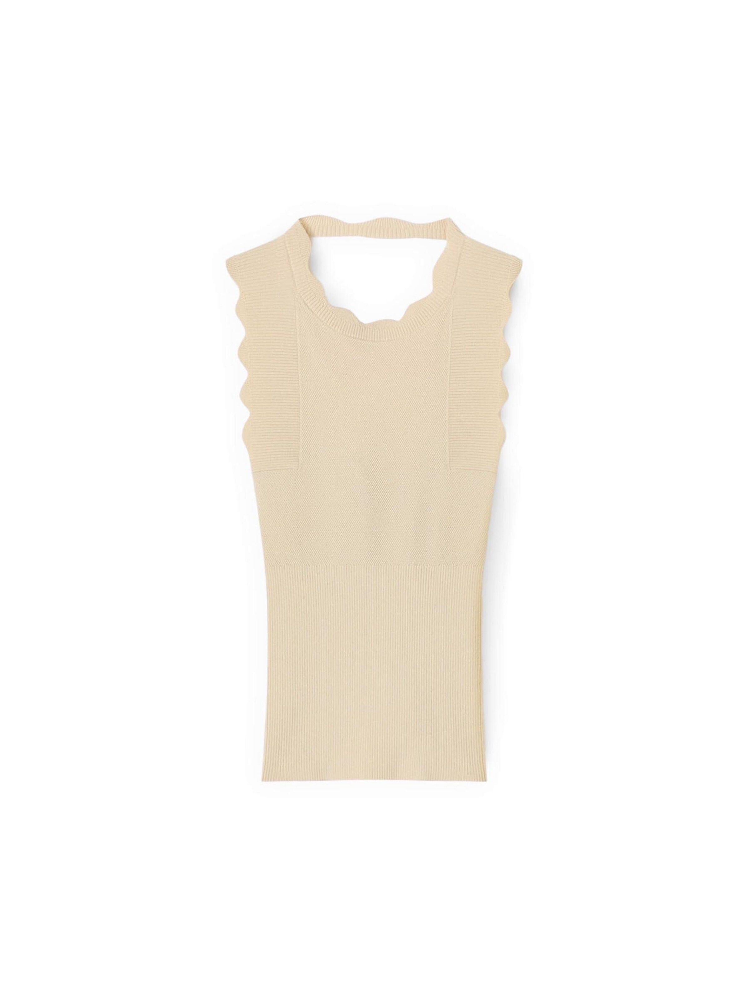 Tops en tricot MOTIVI en beige : devant