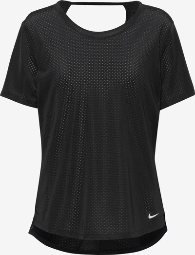 NIKE Functioneel shirt 'One' in de kleur Zwart / Wit, Productweergave