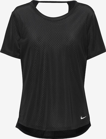 T-shirt fonctionnel 'One' NIKE en noir : devant