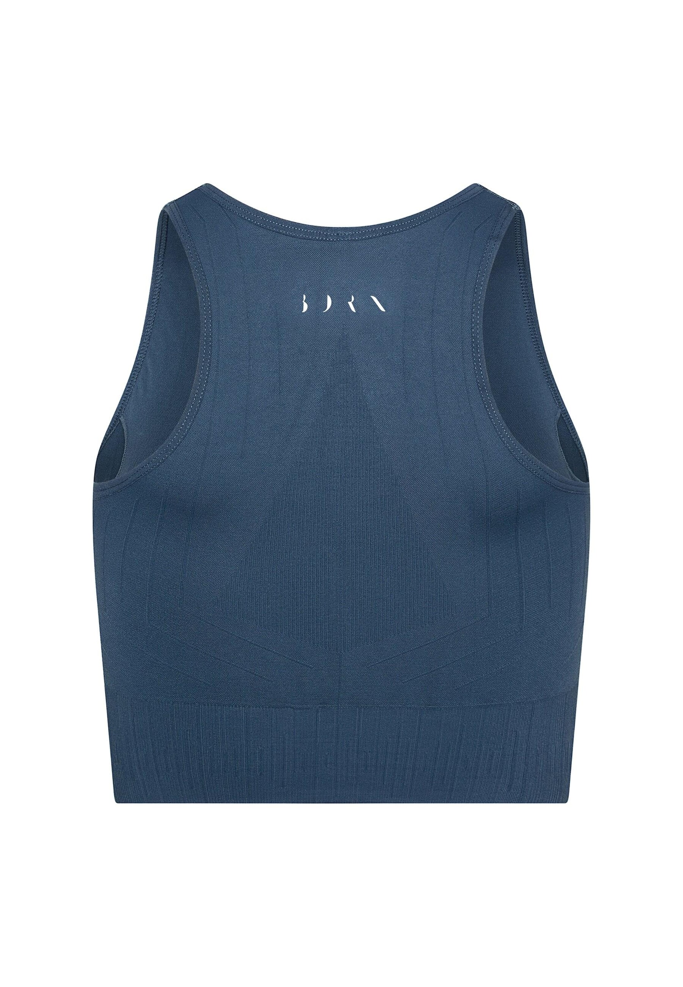 Born Living Yoga Top 'Nawal' in Blauw