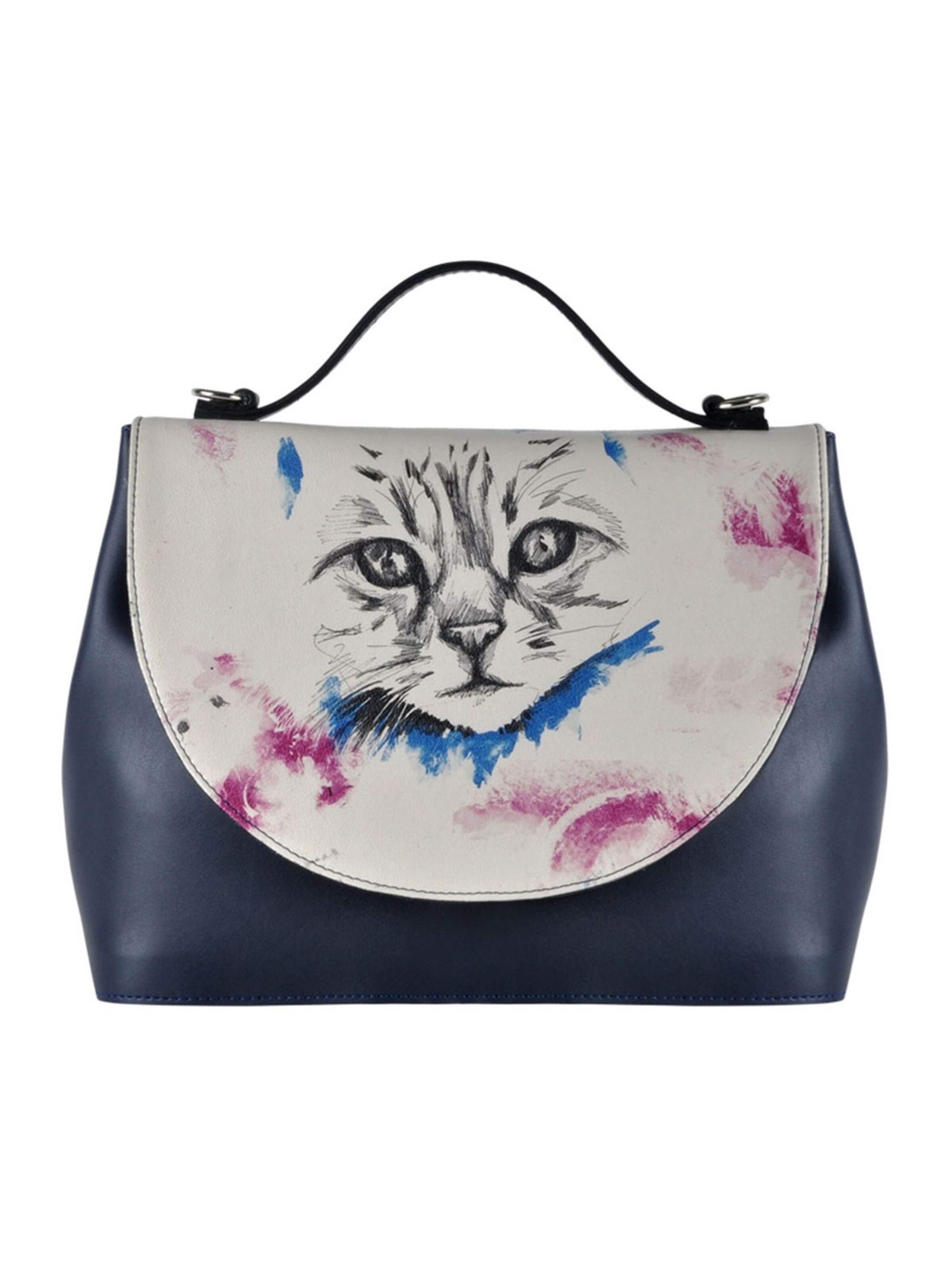 DOGO Umhängetasche 'Handy Bag Umhängetasche - Deepness'‌‌‌‌‌‌‌‌‌‌ in Schwarz: Vorderseite