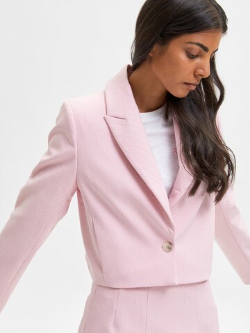 SELECTED FEMME - Blazer 'LUNA' em rosa