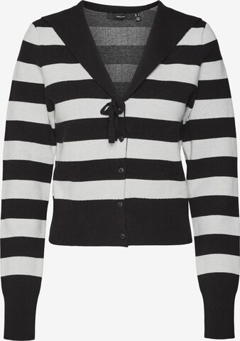 VERO MODA Knit Cardigan 'AGNES' in Black: front