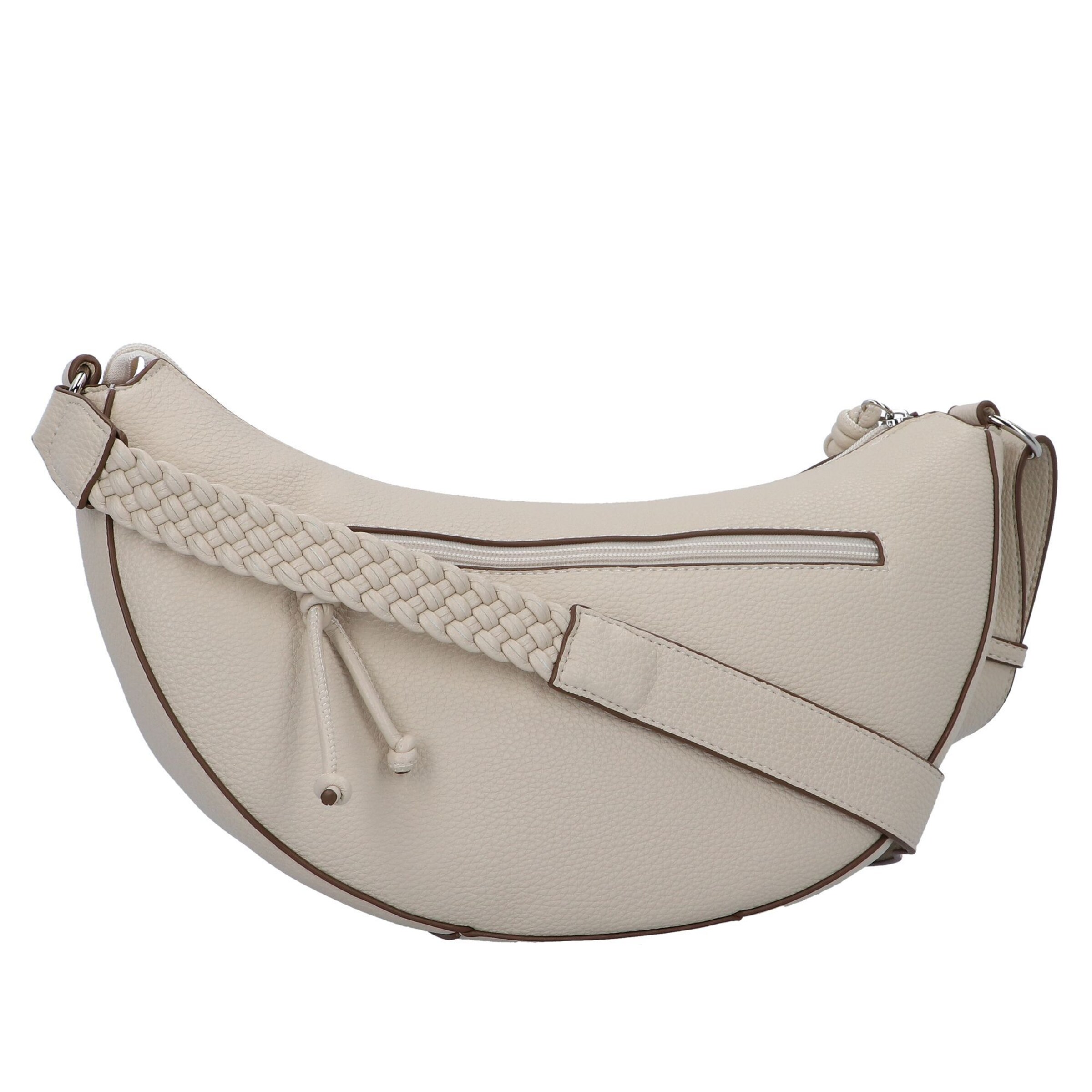 TOM TAILOR DENIM Umhängetasche 'Neda' in Beige