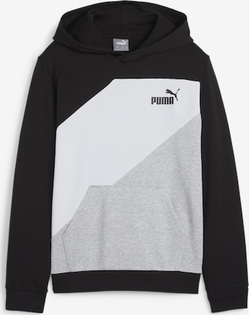 PUMA Sportsweatshirt 'Power' in Schwarz: predná strana