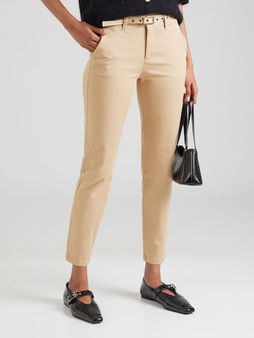 FREEMAN T. PORTER Slim fit Chino Pants in Beige: front