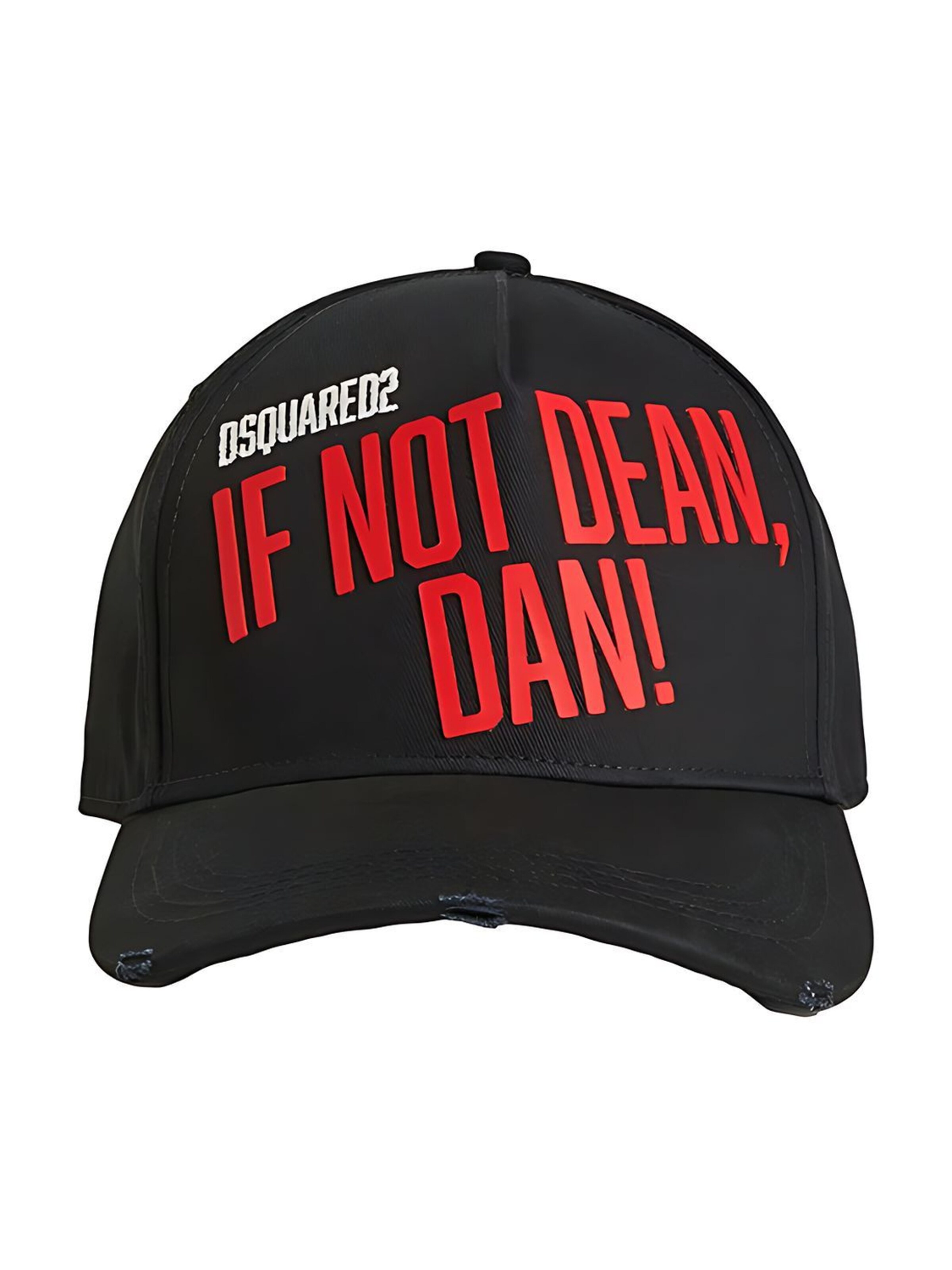DSQUARED2 Cap 'If not Dean Dan!'‌‌‌‌‌‌‌‌‌ in Schwarz: Vorderseite