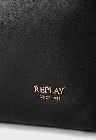 REPLAY Schultertasche in Schwarz