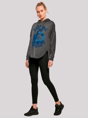 Sweat-shirt 'Hawaii Surf Beach Summer' F4NT4STIC en gris