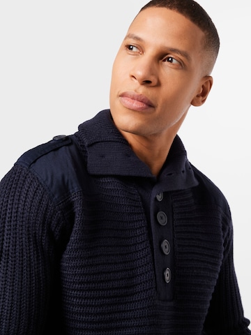 Brandit Pullover 'Alpin' in Blau