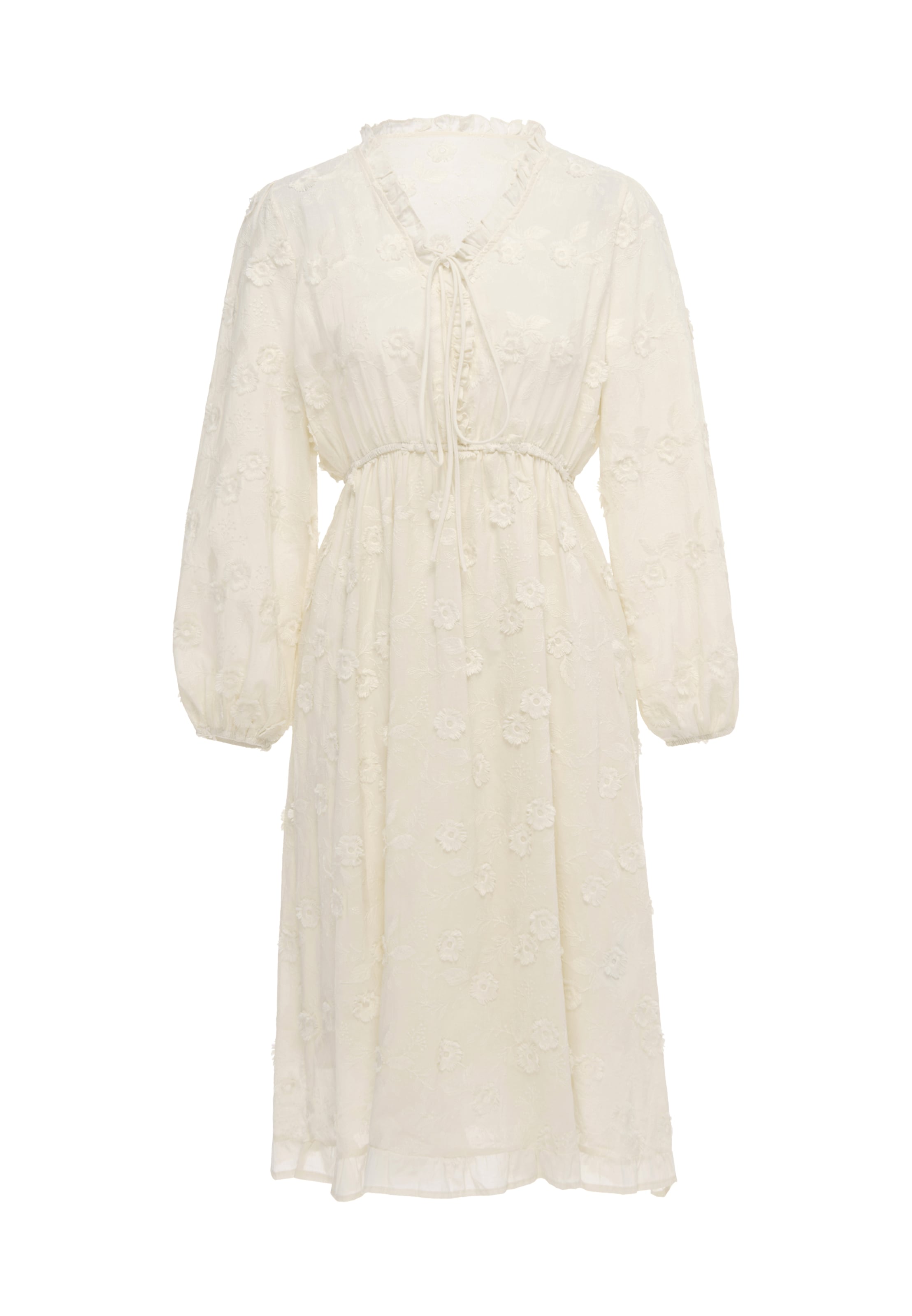 MAIRE - Vestido em bege: frente