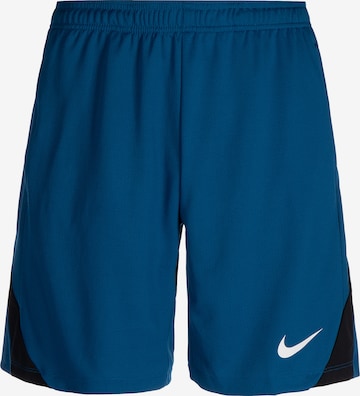 NIKE Loose fit Athletic Pants 'Strike' in Blue: front