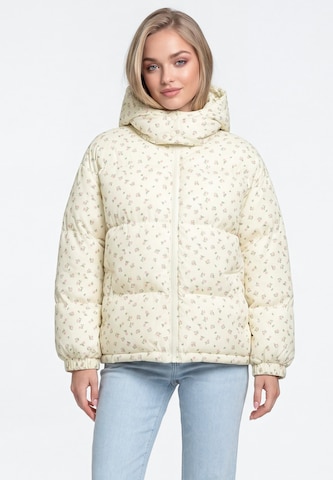 Veste d’hiver MYMO en beige : devant
