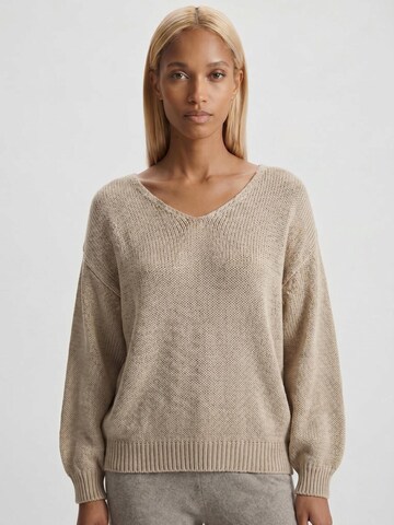 americandreams Oversized sweater 'Milana Cotton' in Brown