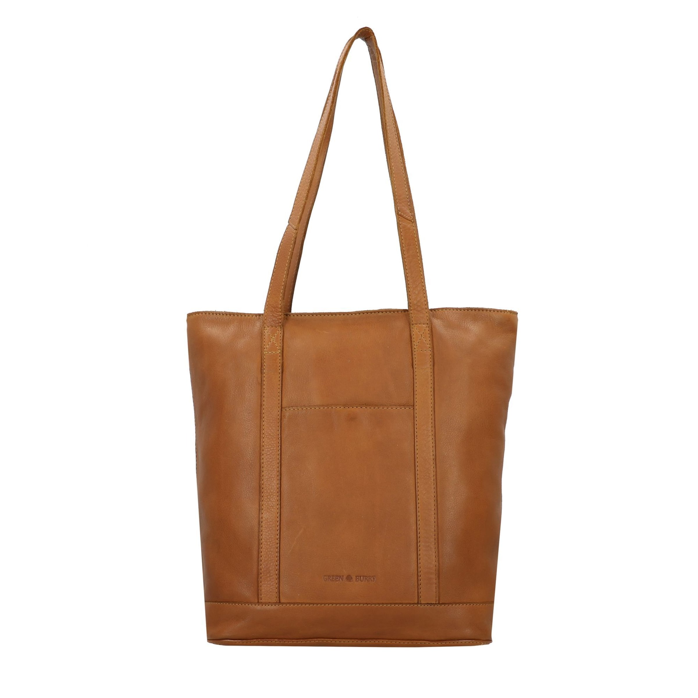 GREENBURRY Shopper 'Colombiana' in de kleur Cognac, Productweergave