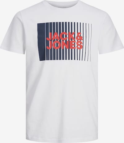 Jack & Jones Junior T-Shirt en rouge / noir / blanc, Vue avec produit