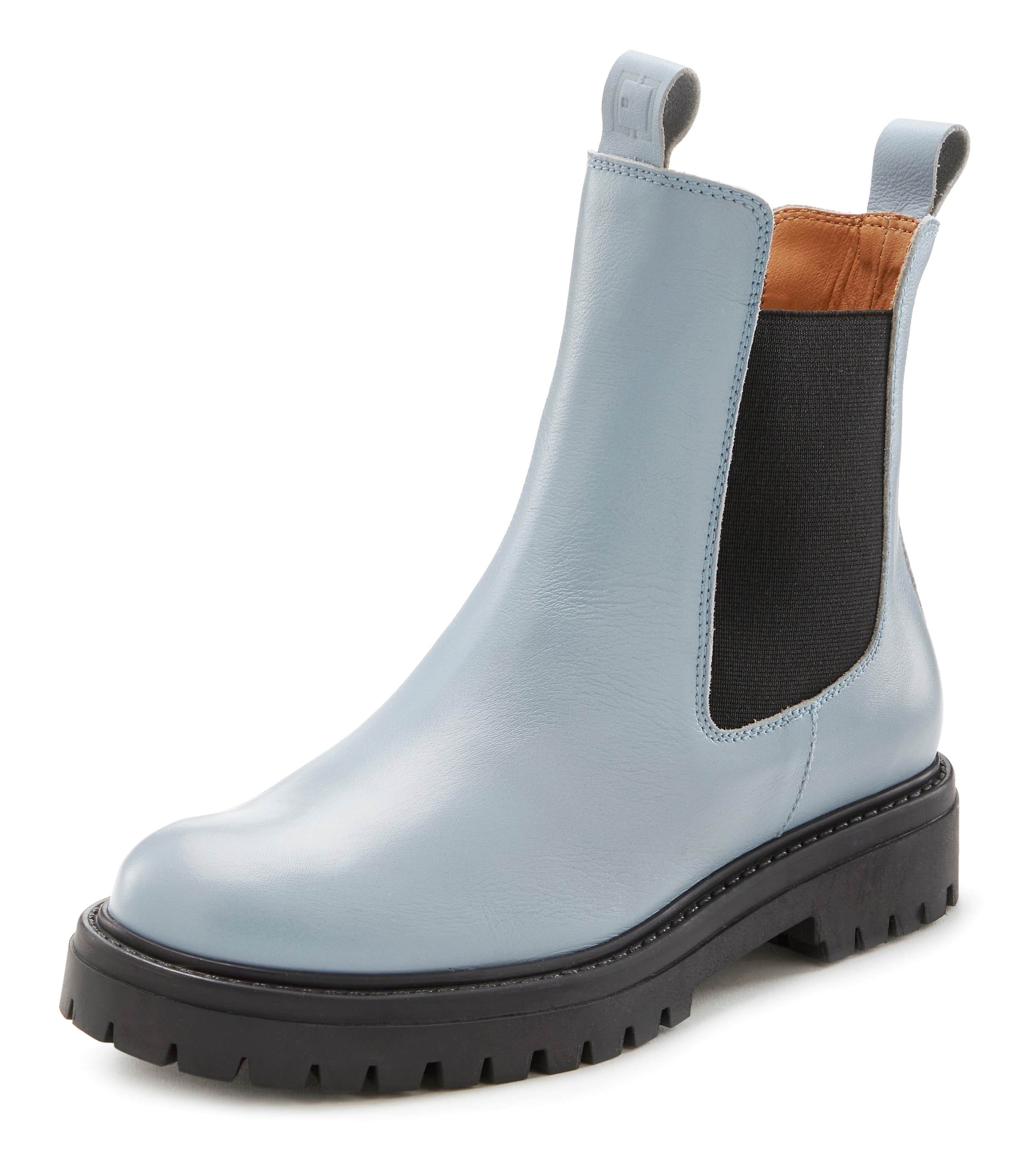 Boots chelsea di Elbsand in blu: frontale
