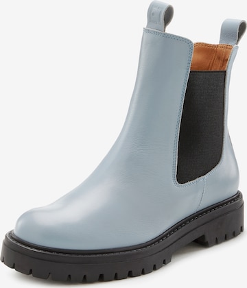 Elbsand Chelsea Boots in Blue: front