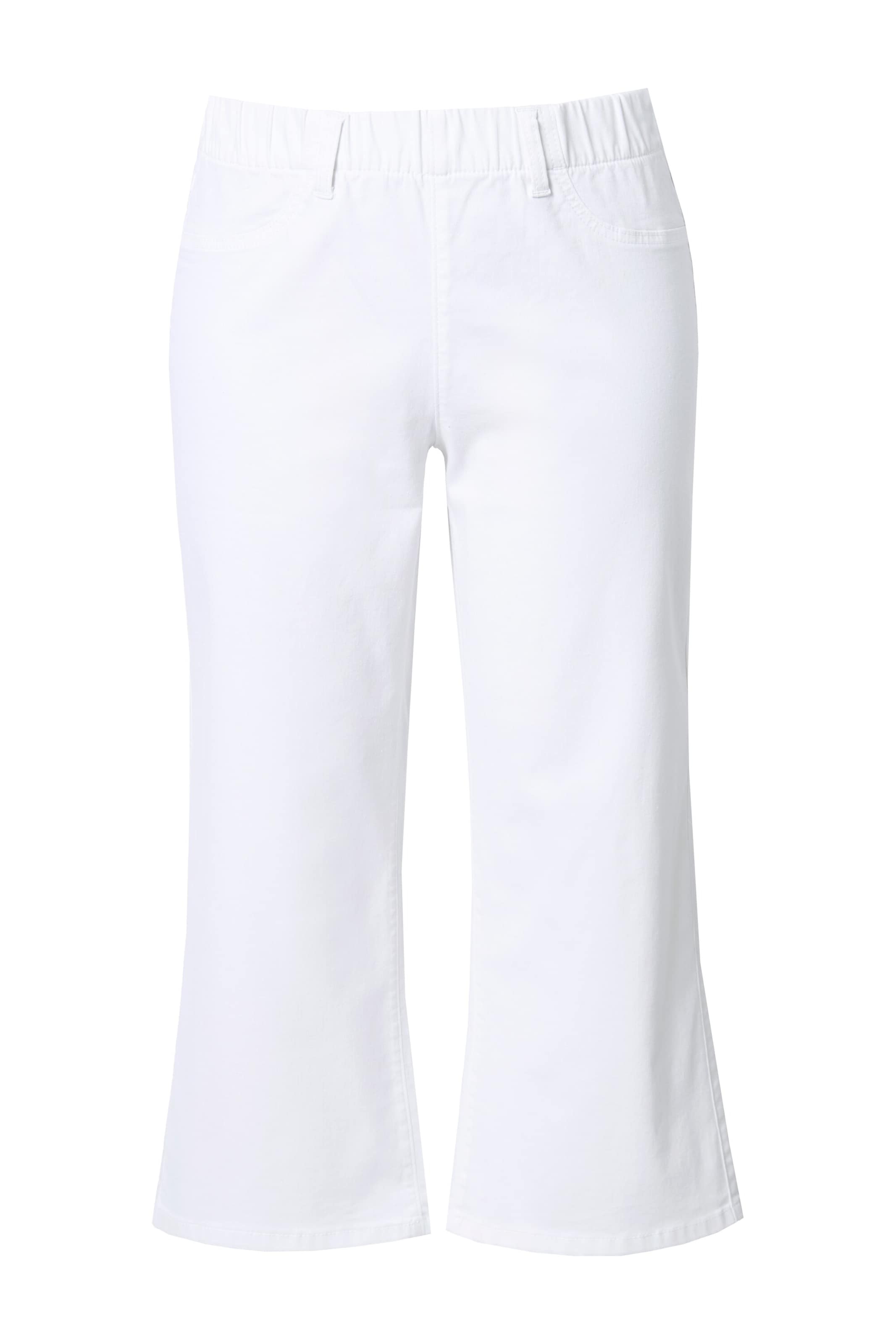 Ulla Popken Jeans in White: front
