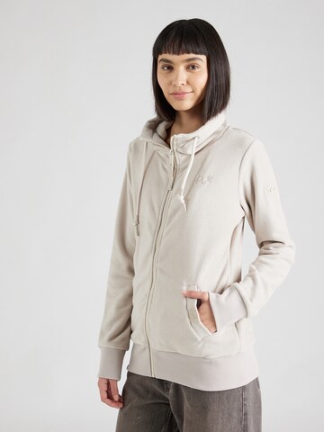 Ragwear Sweatjacke 'RYLIE' in Weiß: Vorderseite