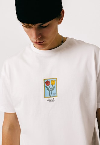 BLKVIS Shirt 'Flower' in White