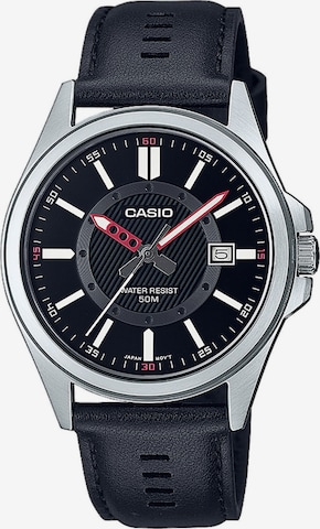 CASIO Quarzuhr in Schwarz: predná strana