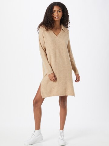 Soyaconcept Knitted dress 'Nessie' in Beige: front