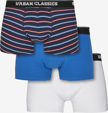 Urban Classics Boxerky – modrá: přední strana