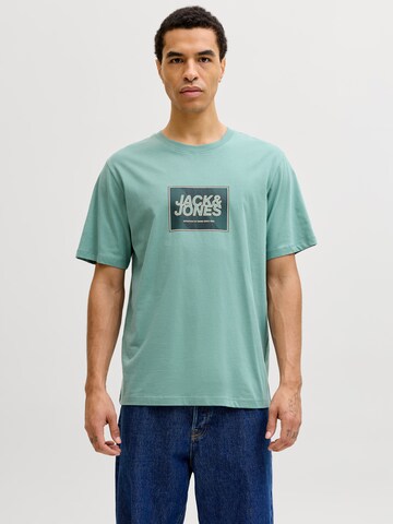 JACK & JONES - Camiseta 'JJRAIN' en verde: frente
