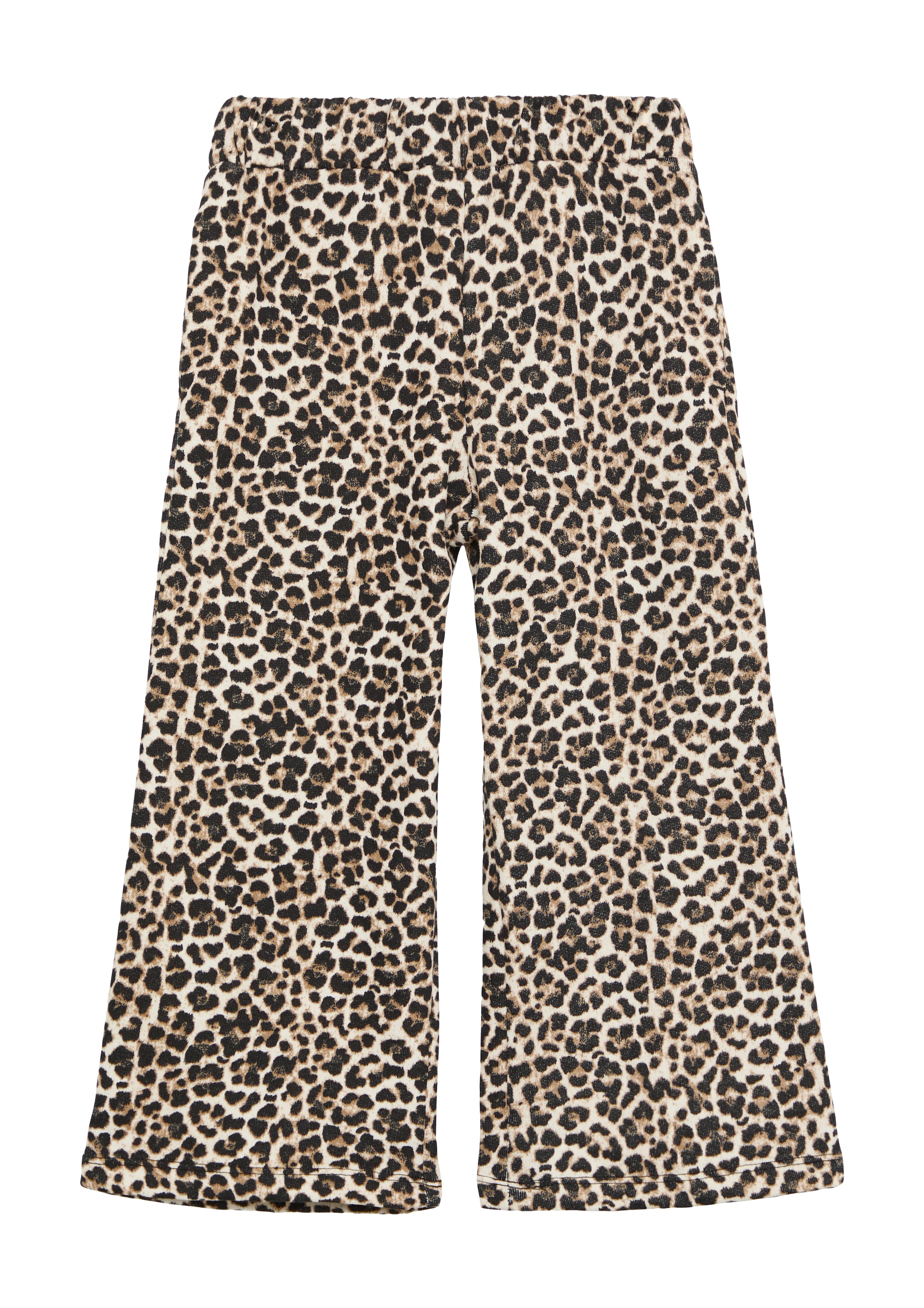 s.Oliver Wide leg Broek in Beige: voorkant