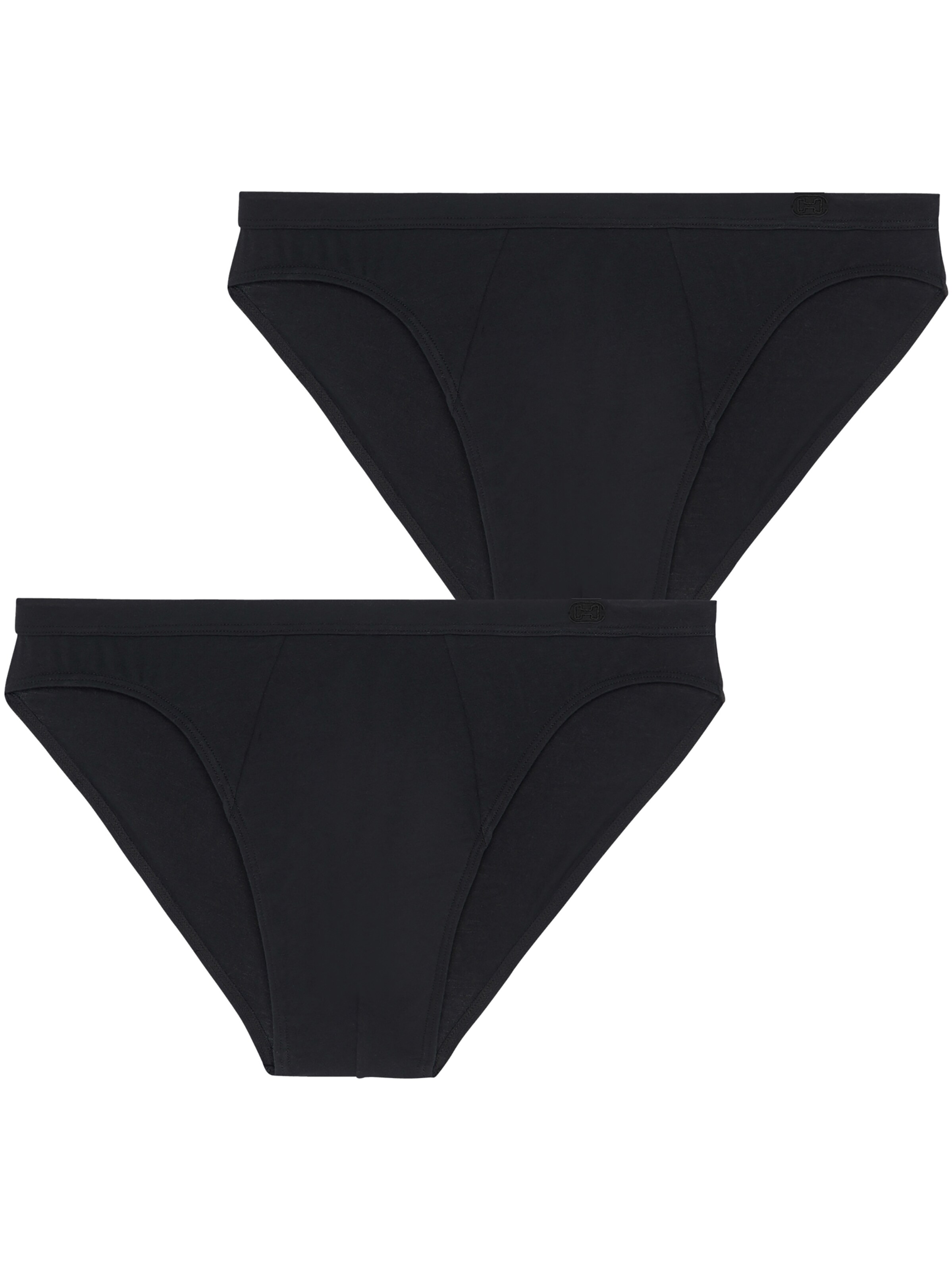 HOM Slip 'Supreme Cotton' in Zwart: voorkant