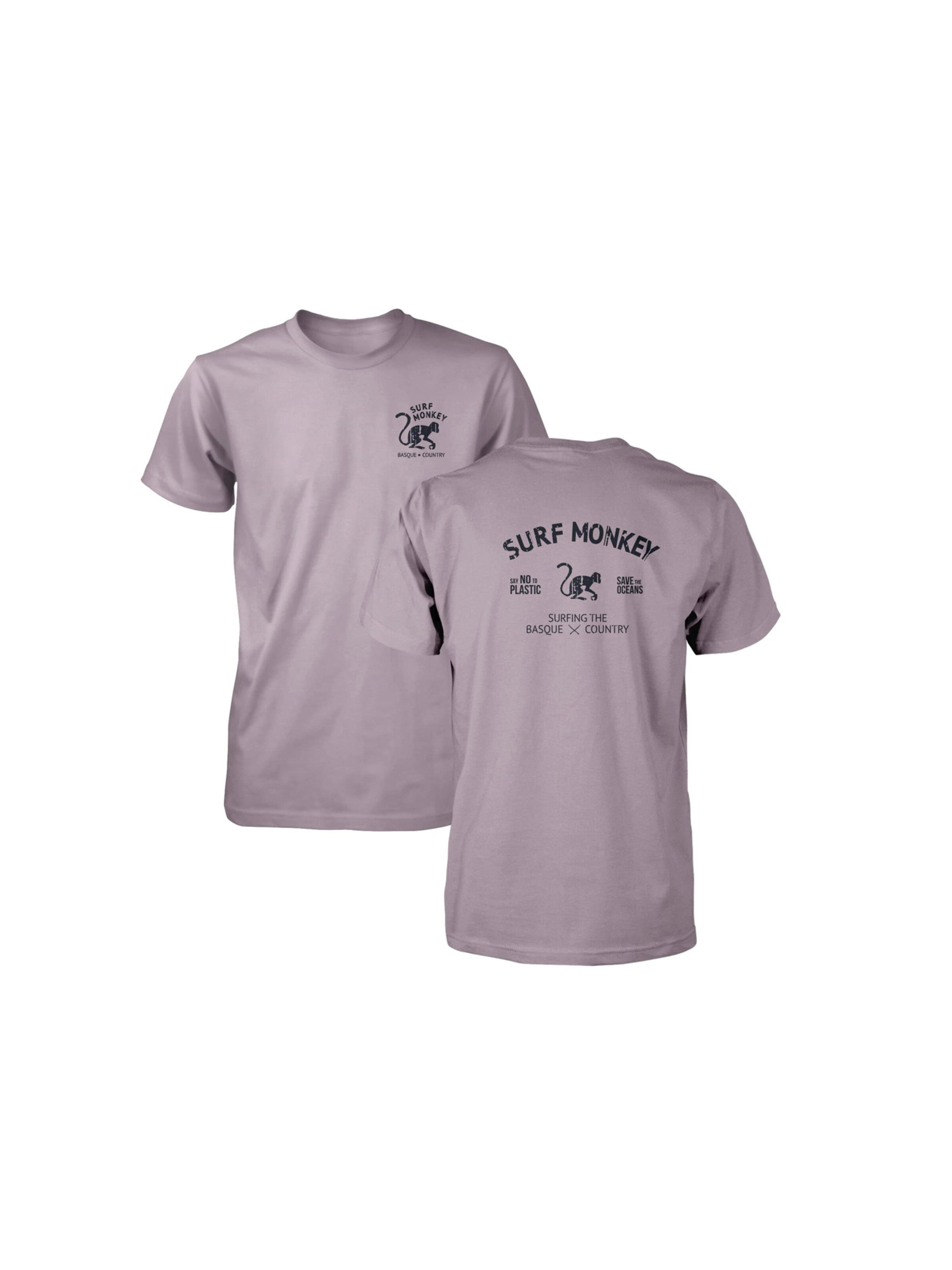 Surf Monkey Shirt in Purple: front