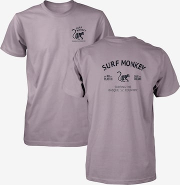 Surf Monkey - Camiseta en lila: frente