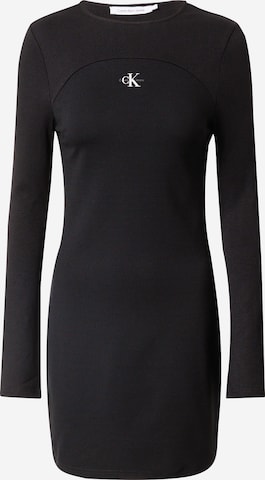 Calvin Klein Jeans - Vestido en negro: frente