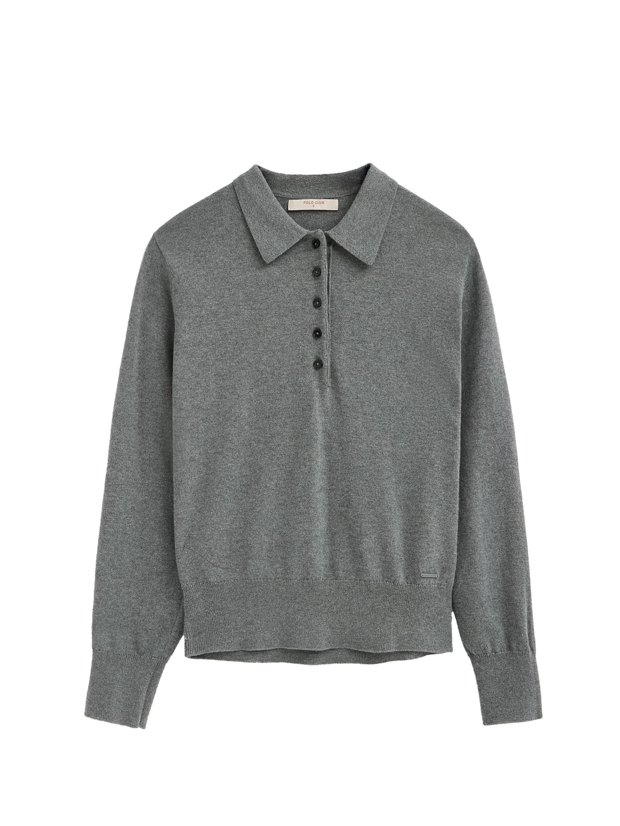 Polo Club Sweater 'NEROLI' in Grey: front