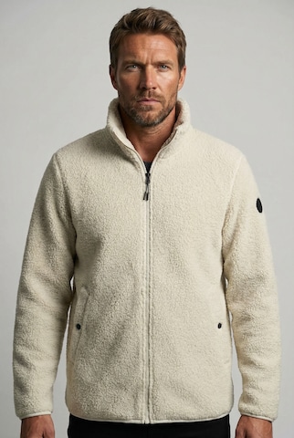 ICEPEAK Fleecejacke in Beige: Vorderseite