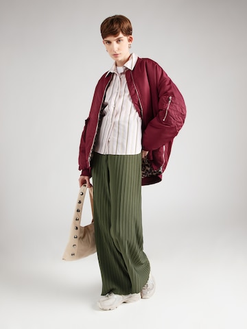 ABOUT YOU - Loosefit Pantalón 'Gina' en verde