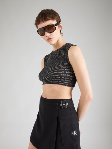 Calvin Klein Jeans Toppi värissä musta: etupuoli