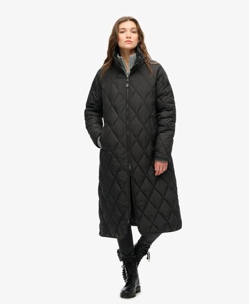 Manteau mi-saison Superdry en noir
