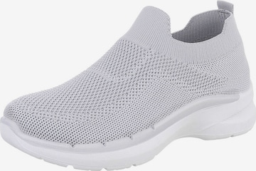 Ital-Design Slip On in Grau: Vorderseite