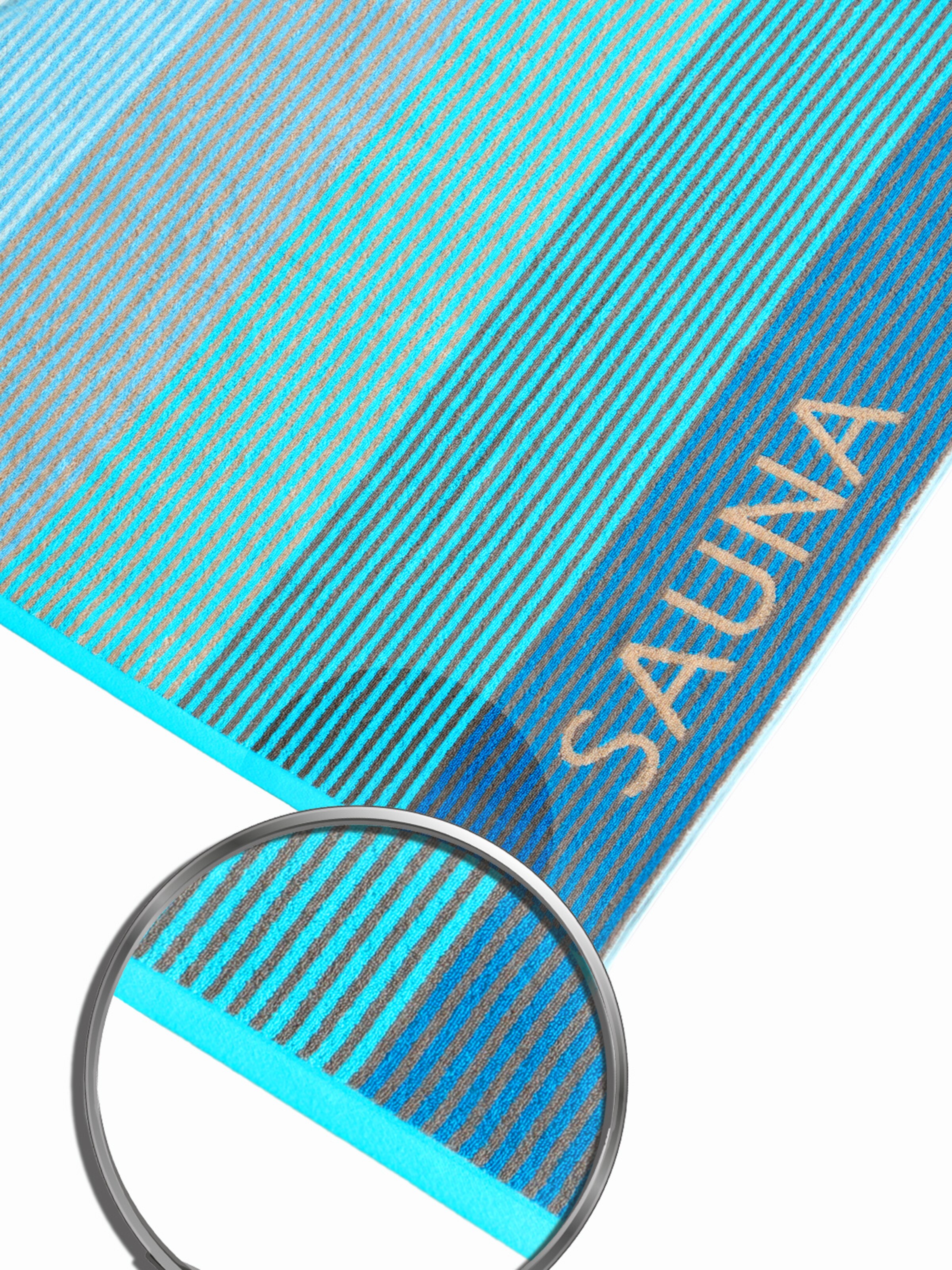Lashuma Handtuch 'Helsinki'‌‌‌ in Blau