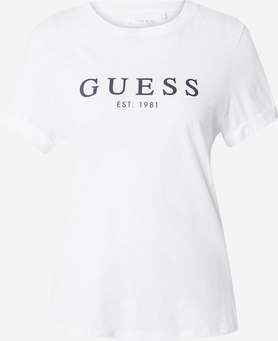 GUESS Camisa em preto / branco, Vista do produto