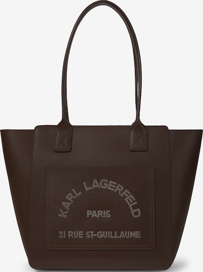 Plase de cumpărături 'K/Daily' pe One Size Karl Lagerfeld pe brocart / maro închis, Vizualizare produs