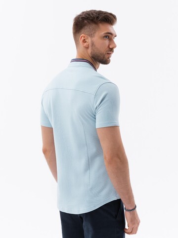 Ombre Slim fit Button Up Shirt 'K543' in Blue