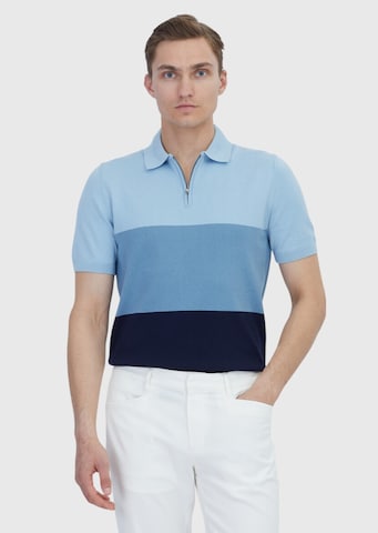 Ramsey Poloshirt in Blau: Vorderseite
