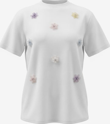 MYMO Shirt 'Pop' in Wit: voorkant